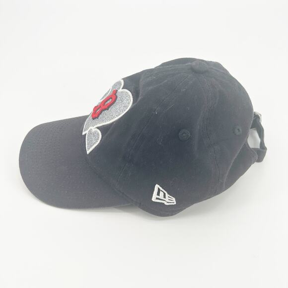New Era Youth Girls Adjustable Boston Red Sox Sparkly Heart MLB Baseball Cap Hat - Picture 3 of 7